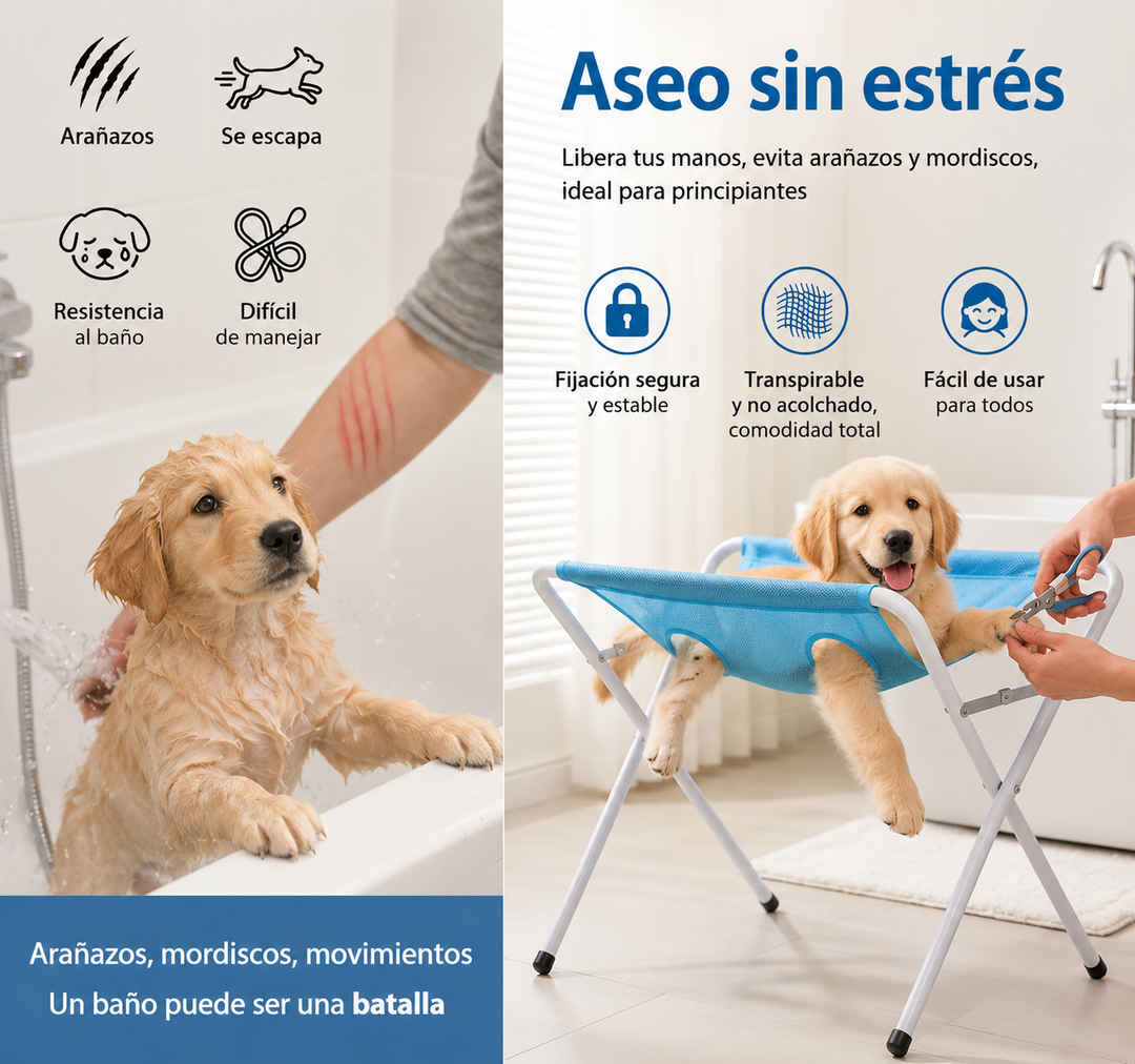 Soporte Baño para Mascotas